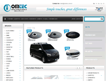 Tablet Screenshot of omtec.com.tr